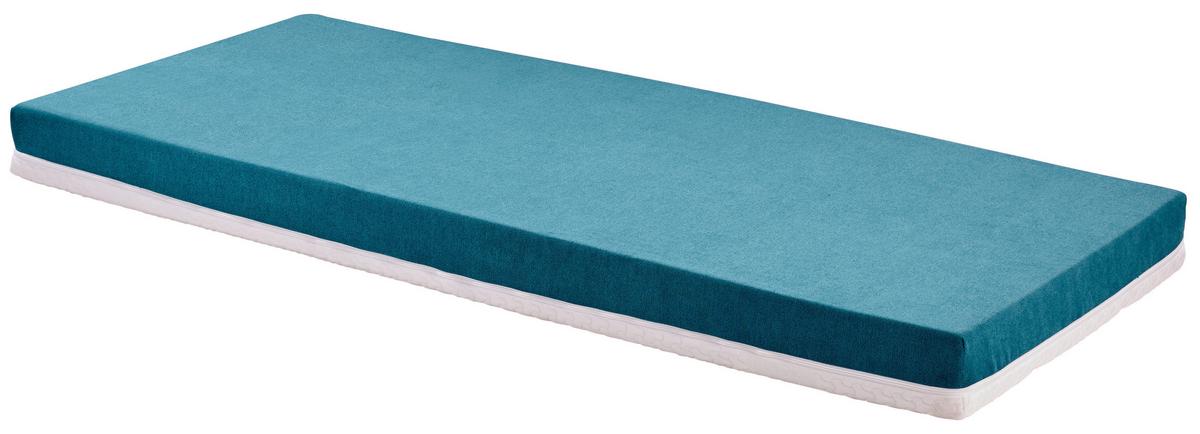 Madrac S Džep. Opruž. Jezgrom Enjoy - Mia - bijela/tirkizna, tekstil (90/200cm) - Primatex