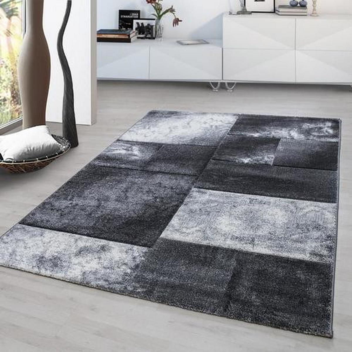 Webteppich Hawaii Grau ca. 80x150cm - Grau, KONVENTIONELL, Textil (80/150cm) - Novel