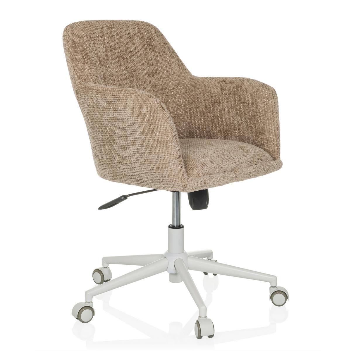 Vrtljivi Stol Solao Home, Bež - bela/bež, Moderno, kovina/umetna masa (58/78/60cm) - MID.YOU