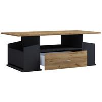 COUCHTISCH JUNATA - Honigeiche/Anthrazit, Design, Holzwerkstoff/Kunststoff (110/52/44cm) - MID.YOU