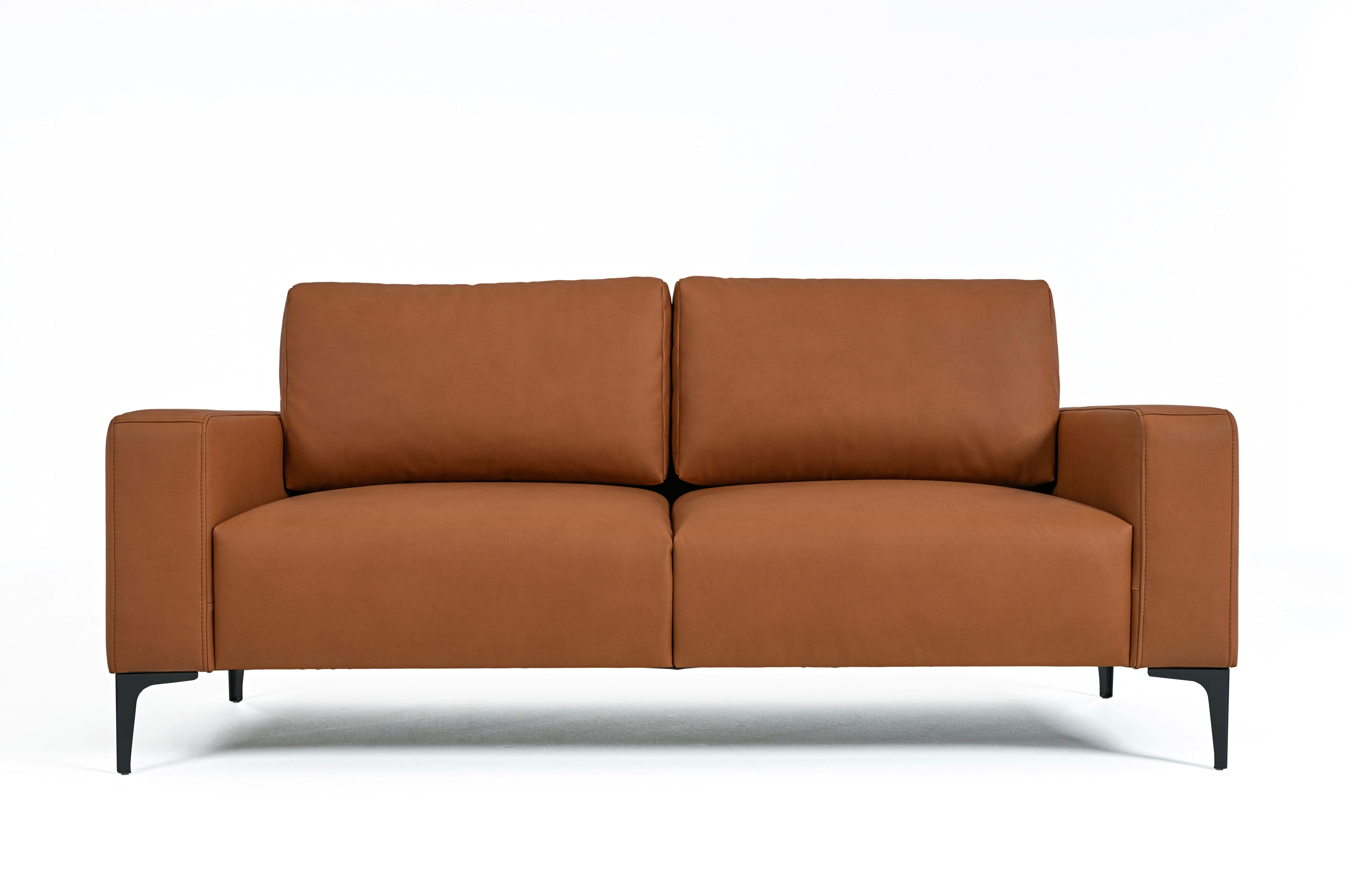 Dvosed Custom - crna/boja cigle, Moderno, tekstil/metal (150/85/92cm) - Mömax
