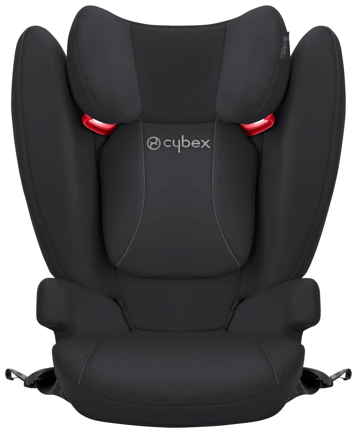 DZIECIĘCY FOTELIK SAMOCHODOWY SOLUTION B I-FIX - czarny, Basics, tworzywo sztuczne/tkanina (39/52/64cm) - cybex SILVER