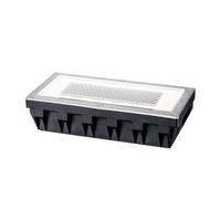 Solarleuchte Solar Box LED in Edelstahlfarben max. 0,6 W - Klar/Edelstahlfarben, Basics, Metall (20/5,1/10cm) - Paulmann