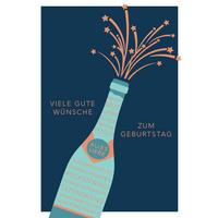 Glückwunschkarte Kupfergold aus Papier - Multicolor, Basics, Papier (17,5/24cm)