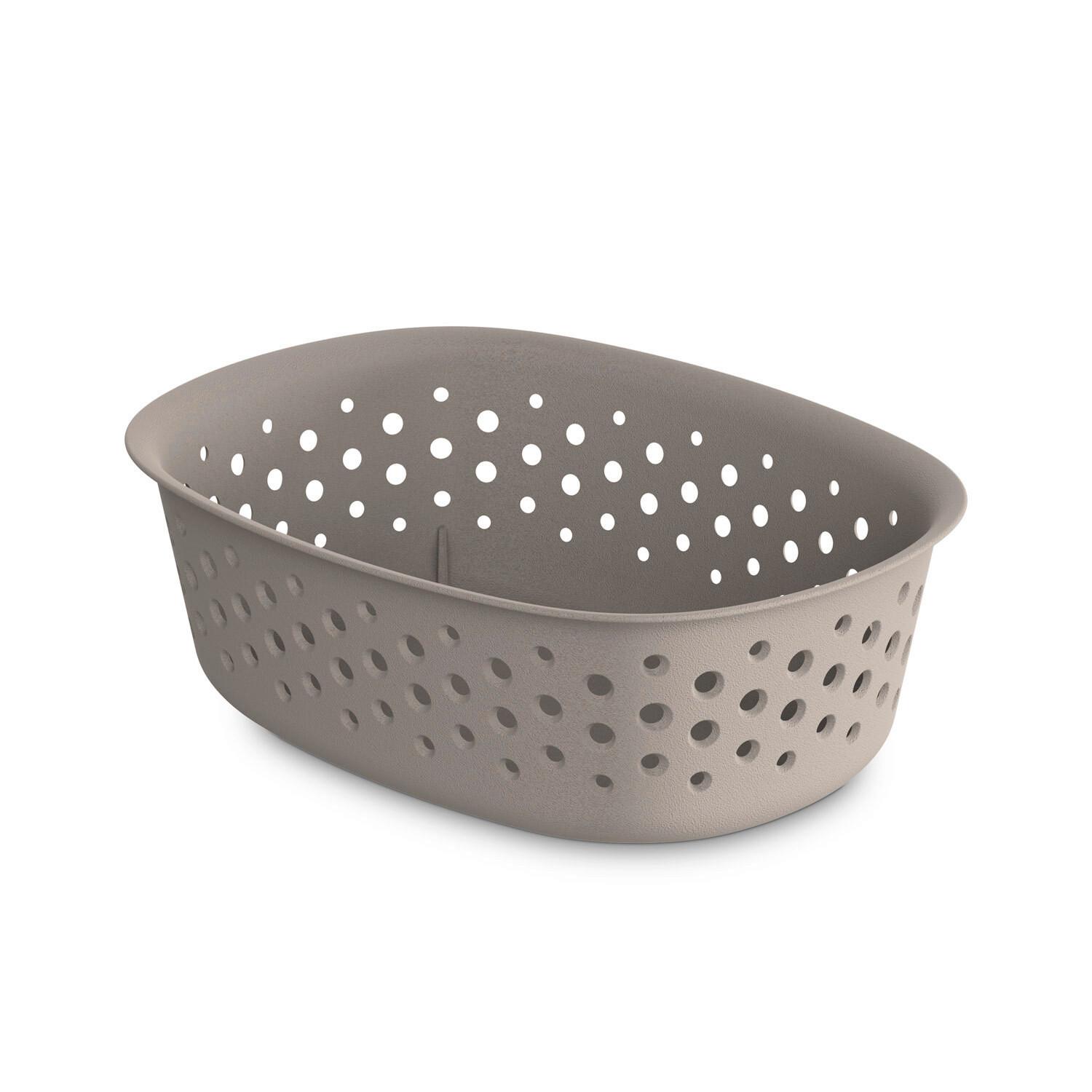 Coșuleț pentru depozitare Maja - cca. 0,8L - taupe, Modern, plastic (18,5/13,5/6cm) - Mömax