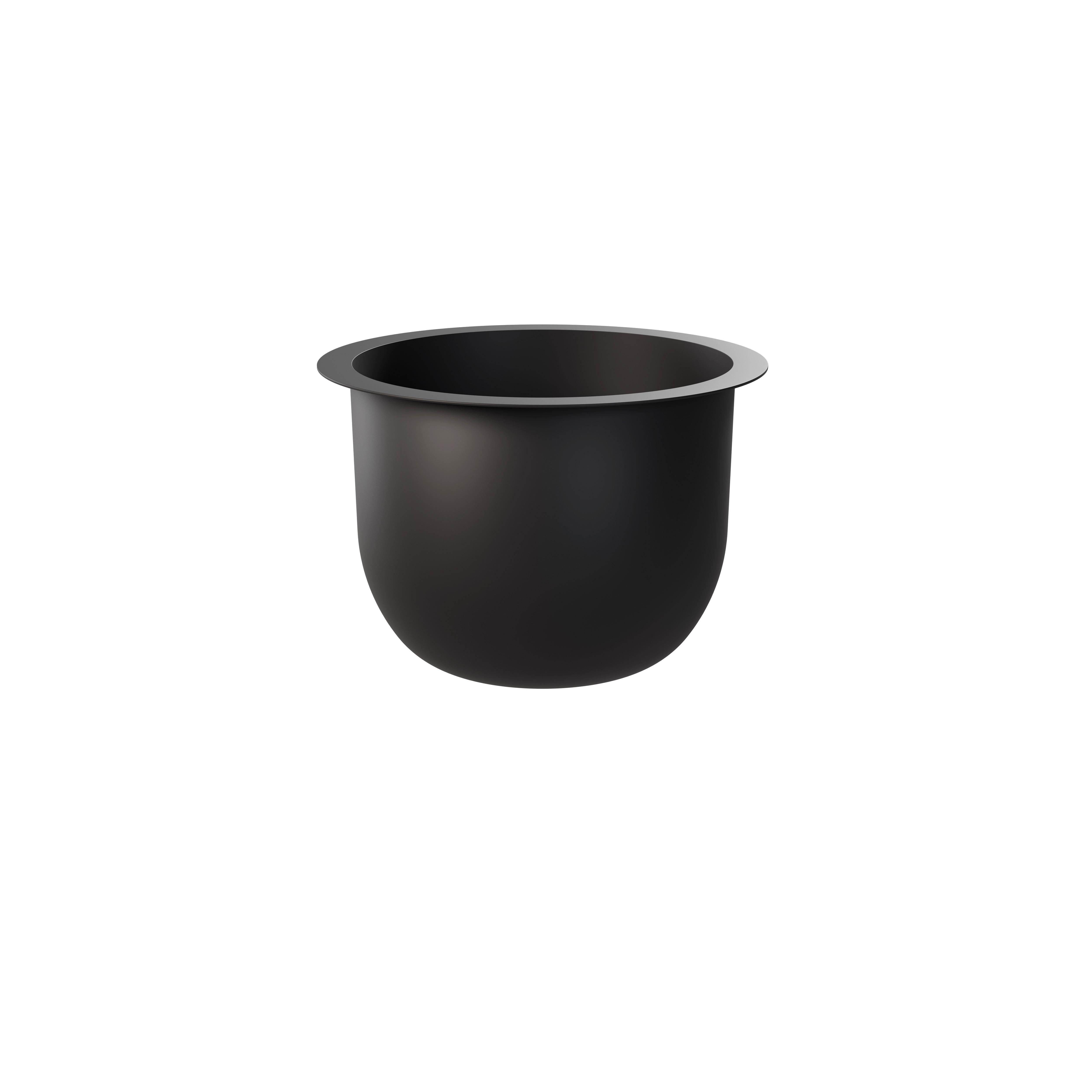 Übertopf Multivario Schwarz - Schwarz, MODERN, Kunststoff (29,5cm)