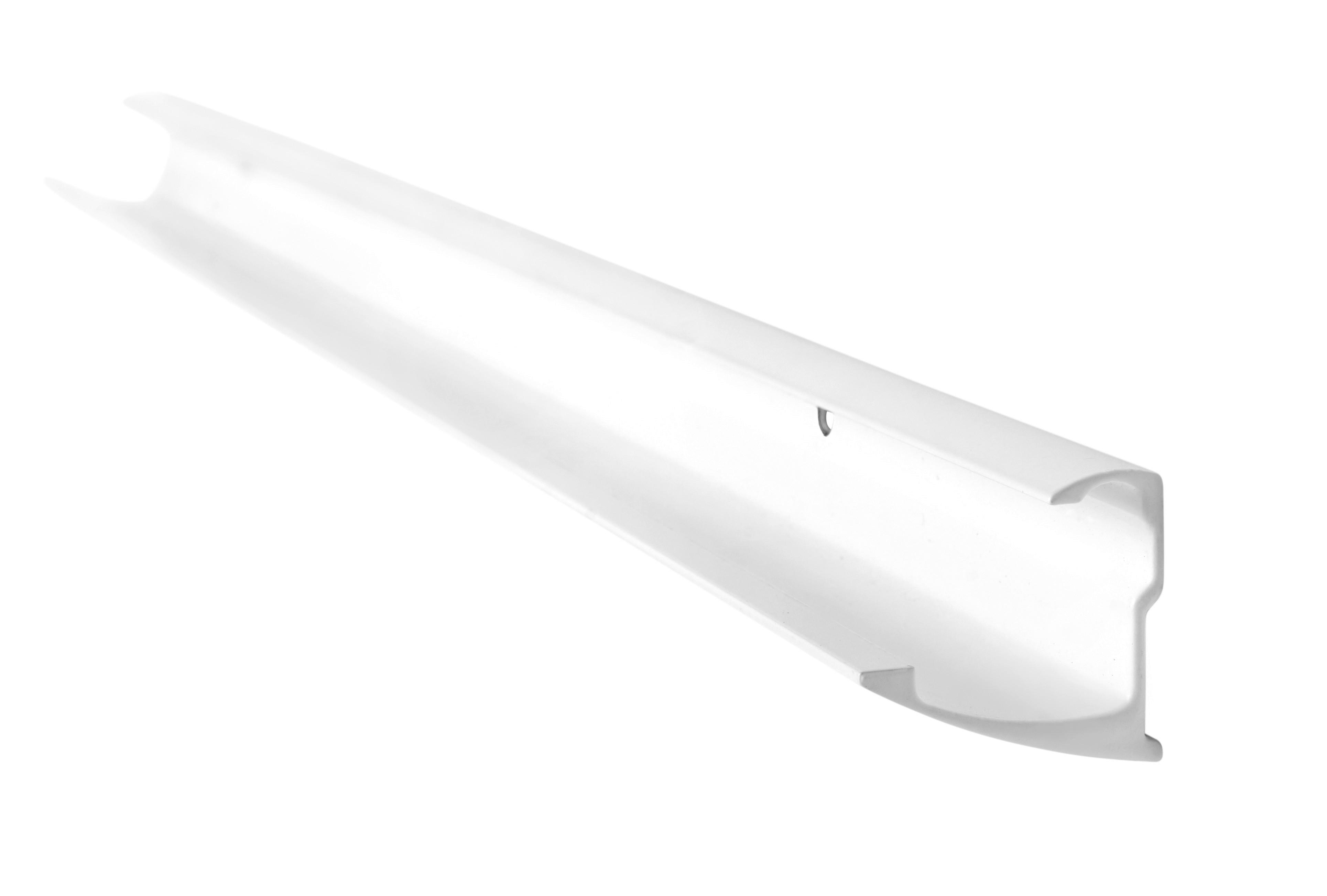 Wandhalter Allum in Weiß - Weiß, KONVENTIONELL, Metall (60/3,5/3,9cm) - Mömax