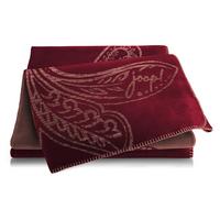 KOC DOMOWY JOOP! PAISLEY - taupe/ciemnoczerwony, Design, tkanina (150/200cm) - Joop!