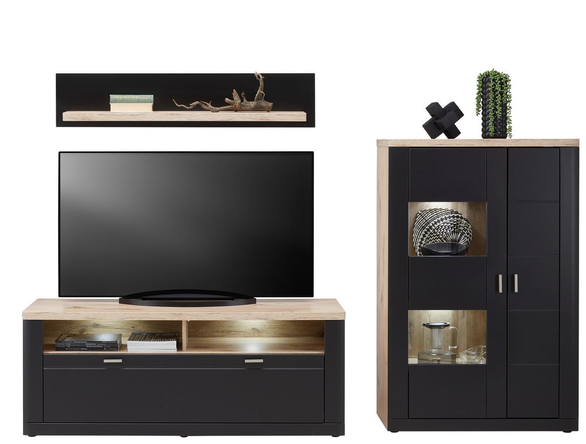 Vitrina Game - Moderno, drvni materijal (91/140/41cm)