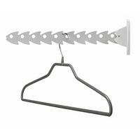 Hakenleiste Pescetto Silber, klappbar - Metall (32,5cm) - Mömax