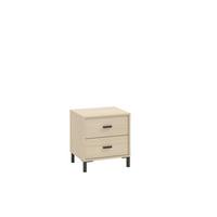 Éjjeliszekrény Arbela - tölgyfa színű/fekete, Modern, műanyag/faalapú anyag (48/52/40cm)