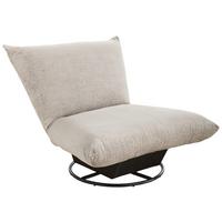 Relaxsessel Cremona Weiß - Schwarz/Weiß, Design, Textil/Metall (100/78/96cm) - Livetastic