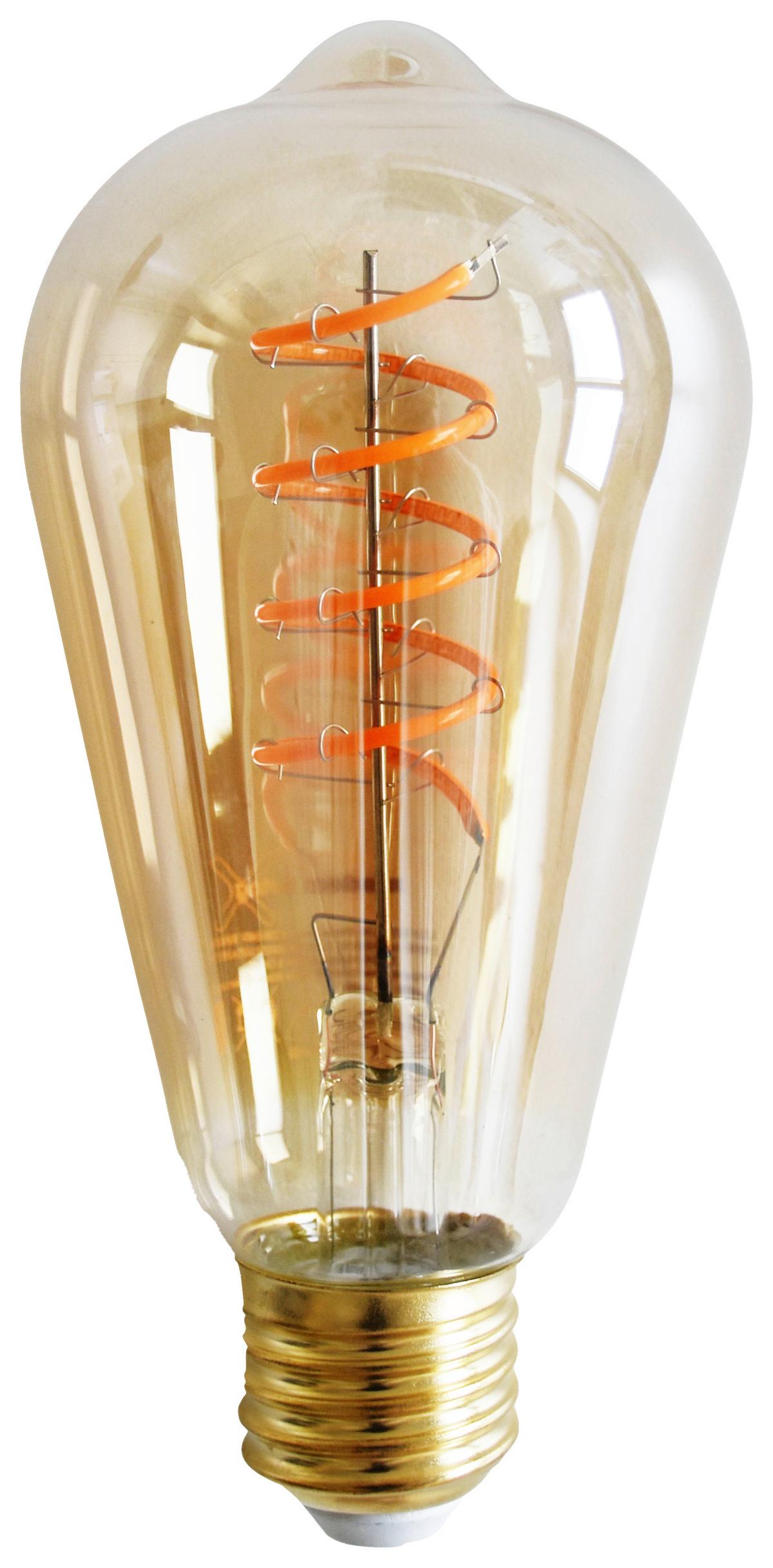 Deko-Leuchtmittel 11405FMA max. 4 Watt - Graphitfarben, Glas (6,4/14cm) - Mömax