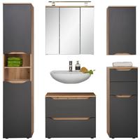 Kupaonica Giga Wbu - hrast Artisan/antracit, Moderno, drvni materijal (150/190/40cm)