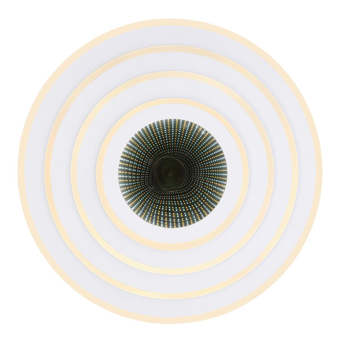 LED-Deckenleuchte Jocelyn in Opal/Weiß max. 40 Watt - Opal/Weiß, Kunststoff/Metall (42/6,7cm)