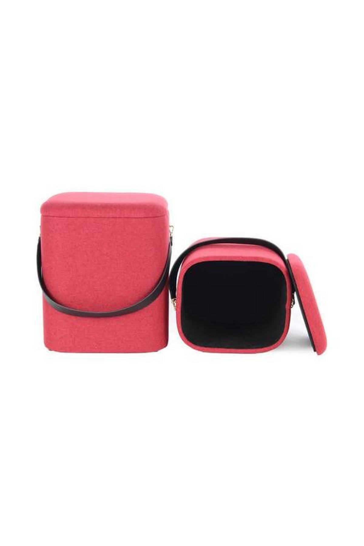 Ülőkeszett Hnm2z - fekete/piros, Basics, műanyag/textil (29,5+35,5cm) - Kayoom