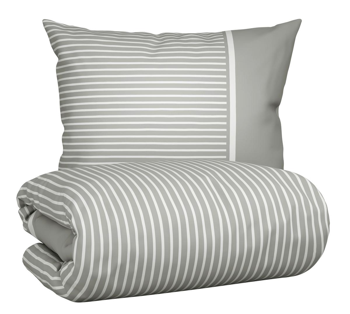 Posteljnina Johannes Xxl, Svetlo Siva, 2x60/80, 200/200 - svetlo siva, Konvencionalno, tekstil (200/200cm) - Mömax