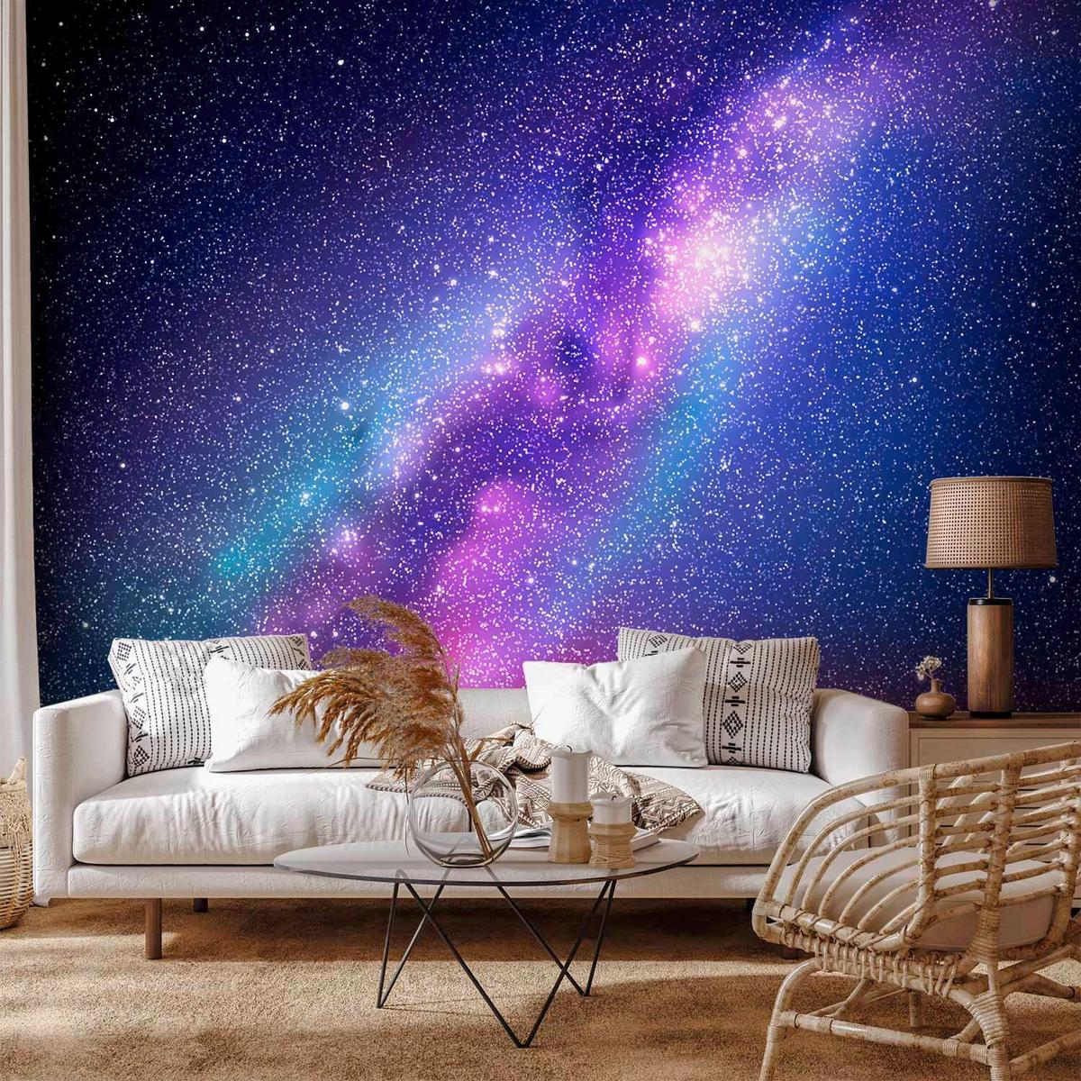 Fototapeta Great Galaxy, 200x140cm - vijolična/modra, Trendi, tekstil (200/140cm) - artgeist