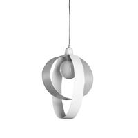 Hängeleuchte Serena Weiß max. 22 Watt - Weiß, Design, Metall (30/120cm)