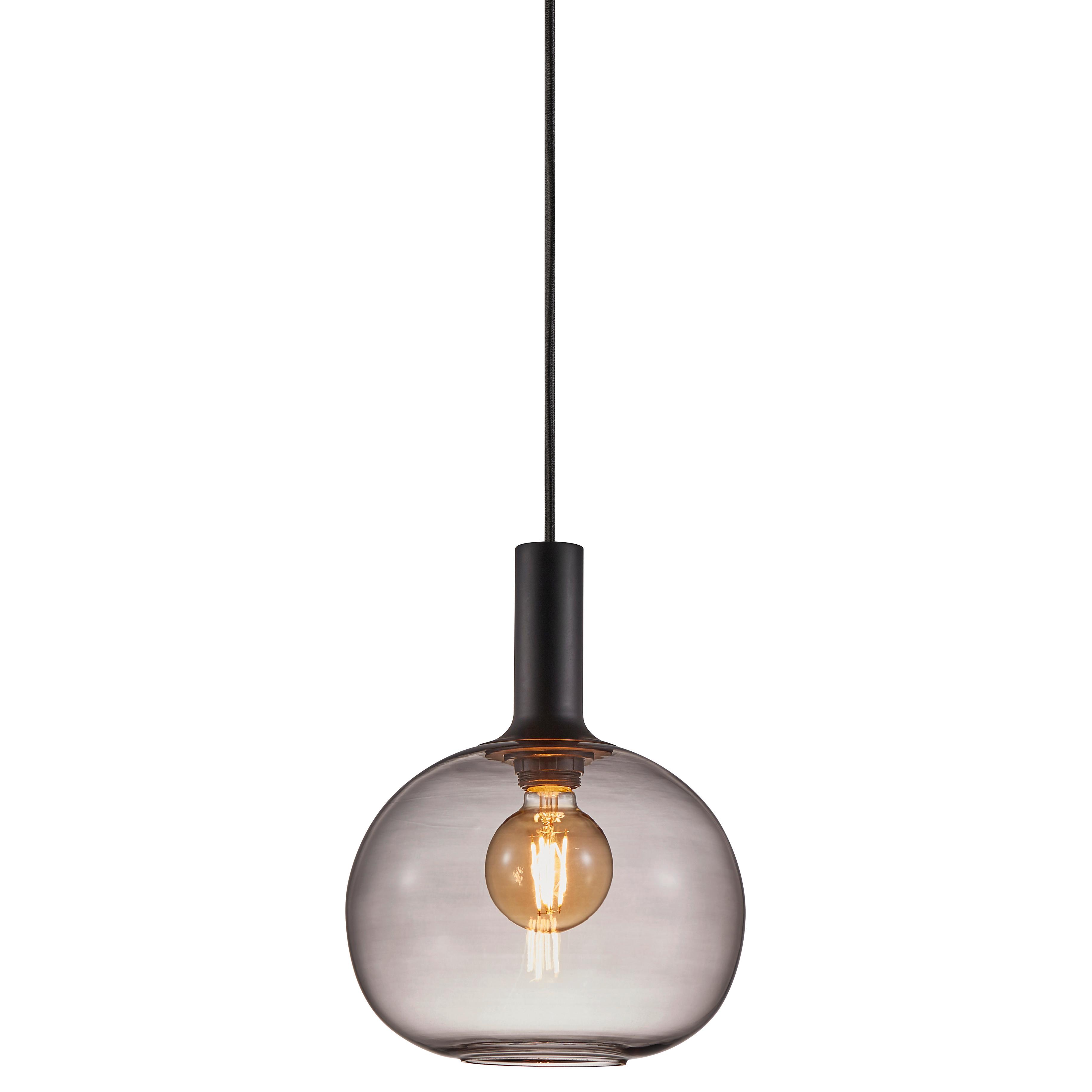 LAMPA WISZĄCA 47313047 - czarny, Basics, metal/szkło (25/325cm) - Nordlux