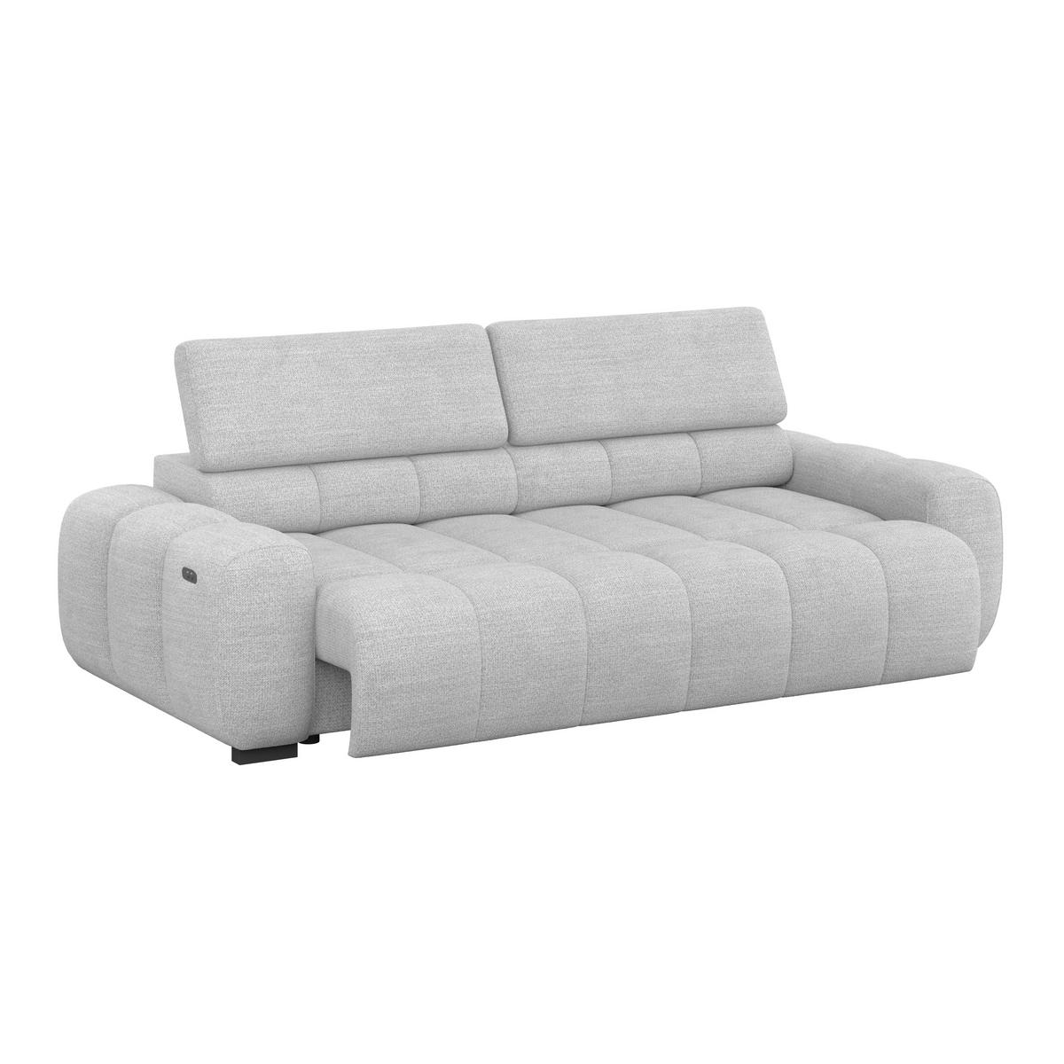 Velika Sofa Bull - tamno siva/crna, Design, tekstil/plastika (248/77-97/108cm) - Luca Bessoni