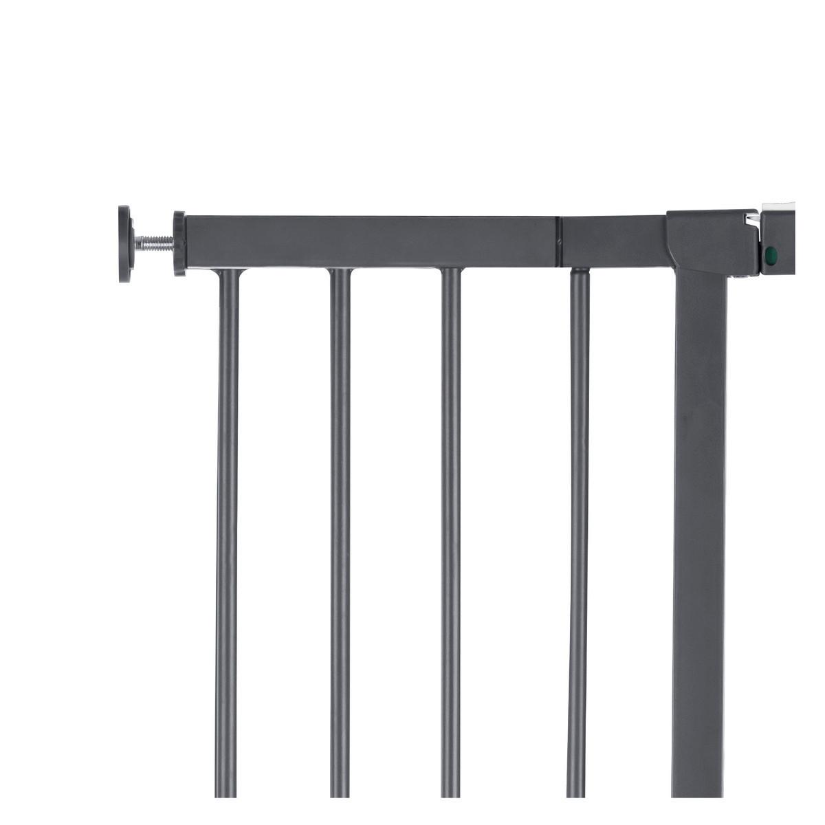 BRAMKA OCHRONNA DO DRZWI 597460 CLEAR STEP AUTOCLOSE 2 - ciemnoszary, Basics, tworzywo sztuczne/metal (96 - 101/77cm) - Hauck