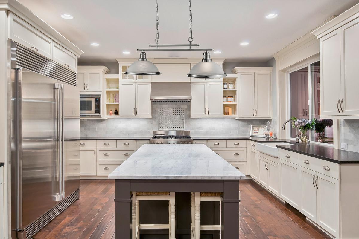 Függőlámpa 2682-2ss Bistro - ezüstszínű/fehér, Konventionell, üveg/fém (76/82/28cm)