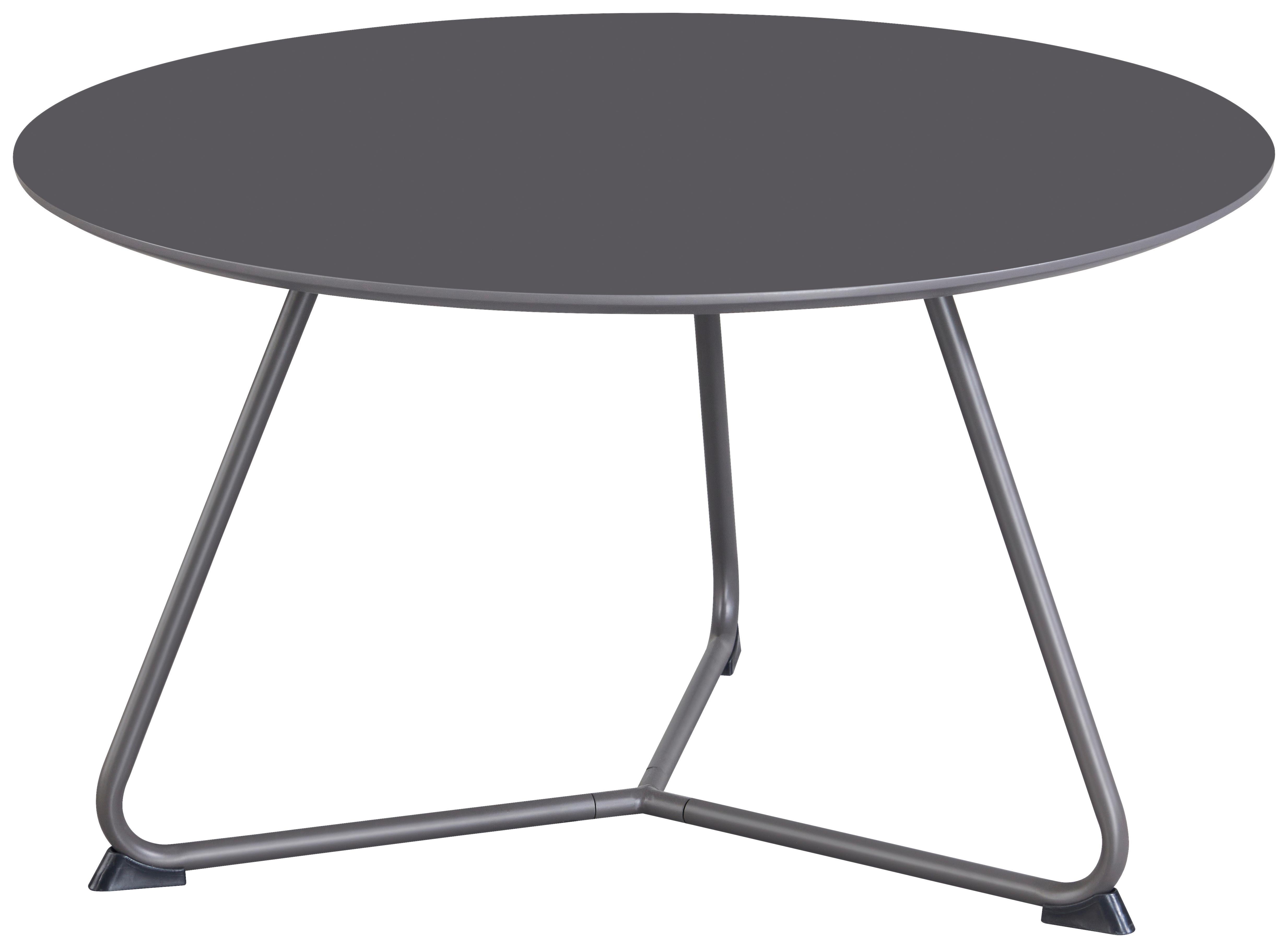 Măsuță de cafea MICA - gri, Modern, metal/material pe bază de lemn (70/40cm) - Modern Living