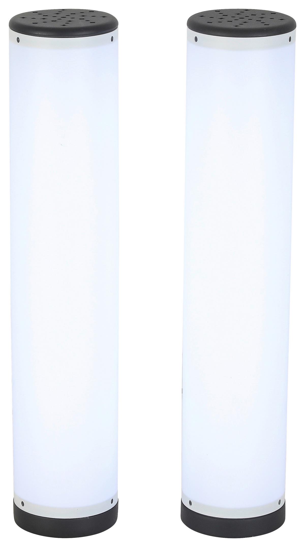 LED-Tischleuchte Nolam max. 2,5 Watt - Weiss/Schwarz, Modern, Kunststoff (6,4/31cm) - Modern Living