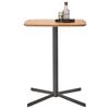 BARBORD VALLETTA - svart/ekfärgad, Modern, metall/trämaterial (80/100/80cm) - Premium Living