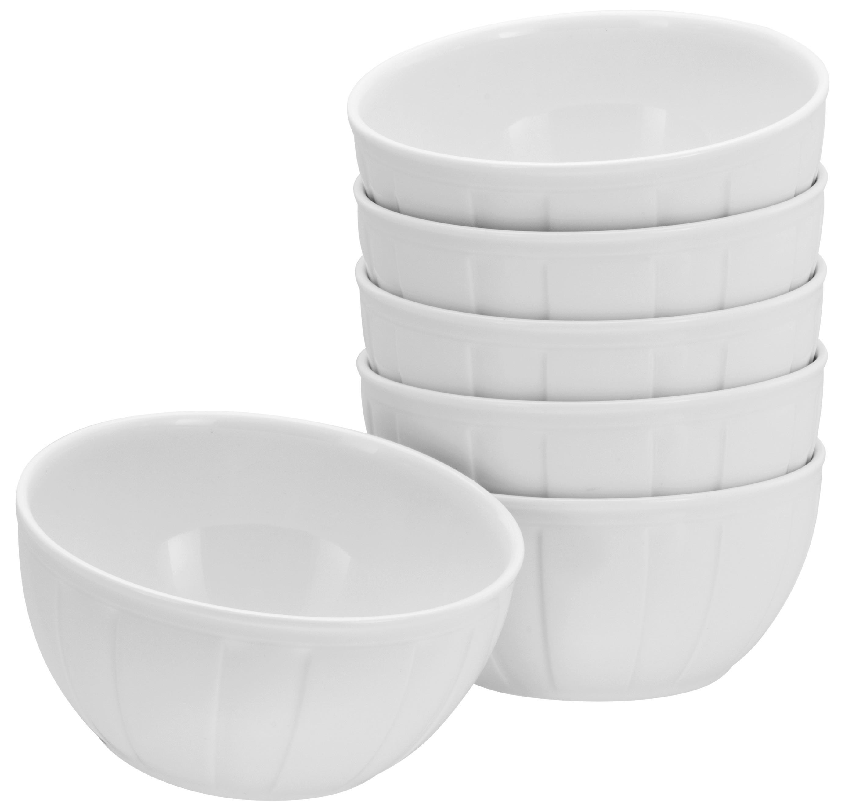 Set Skodelic Za Kosmiče Barcelona, 6-Delni - bela, Basics, keramika (500ml) - Creatable