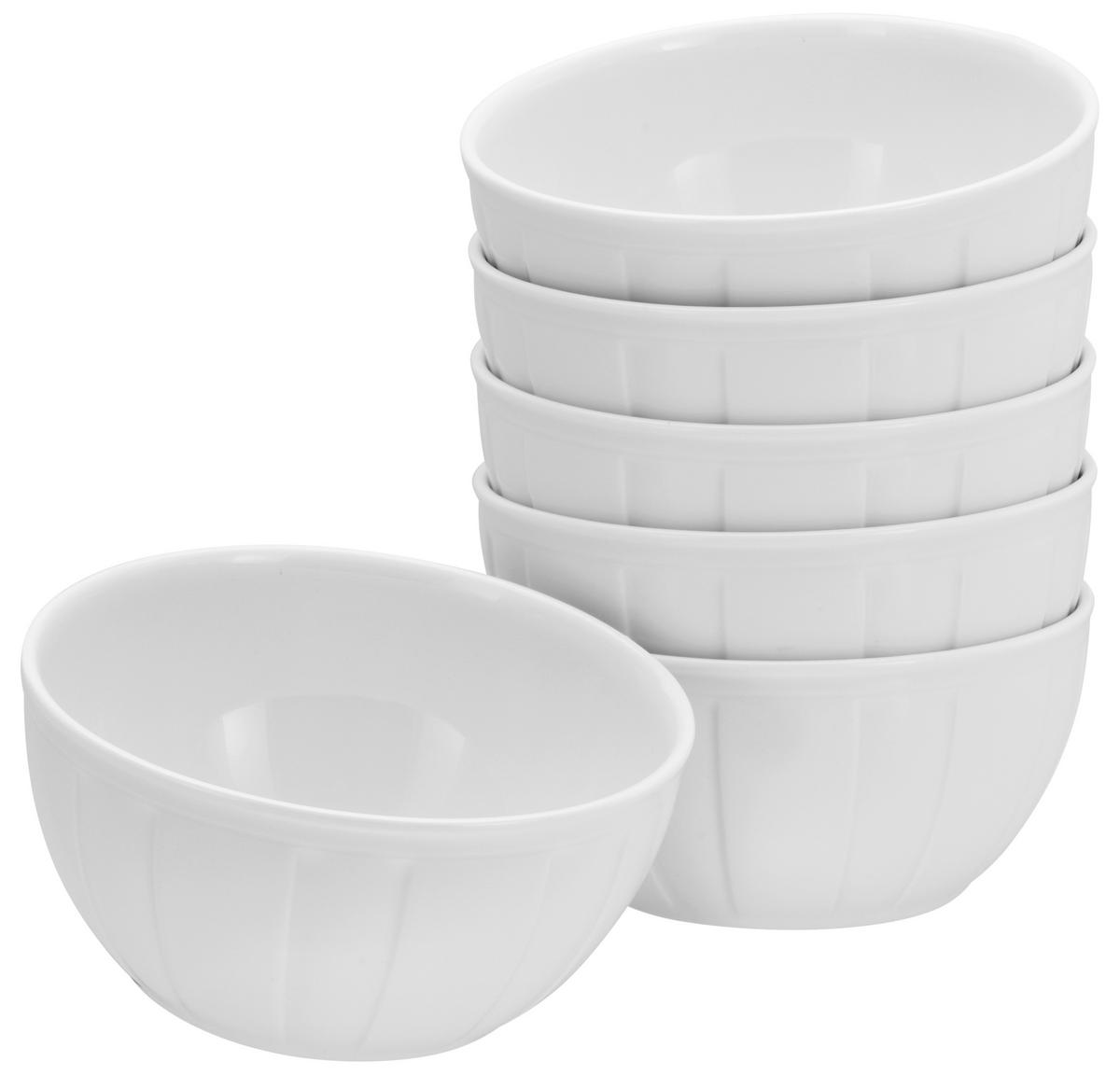 Set Skodelic Za Kosmiče Barcelona, 6-Delni - bela, Basics, keramika (500ml) - Creatable
