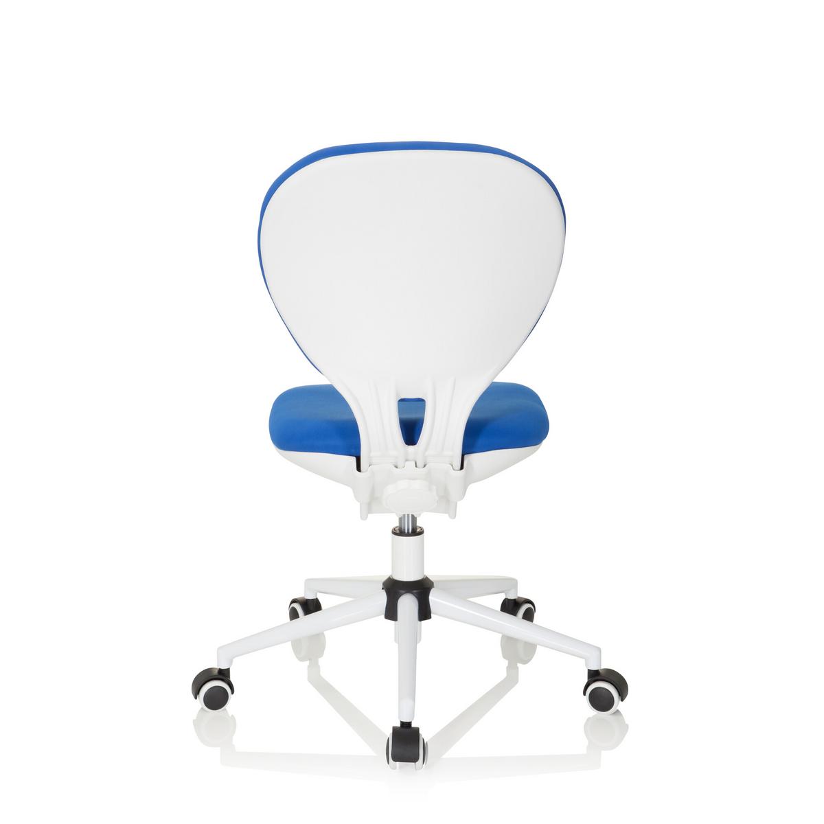 Jugenddrehstuhl Kid Vivo Stoff Blau/Weiß - Blau, Basics, Kunststoff (43/82-95/56cm) - MID.YOU