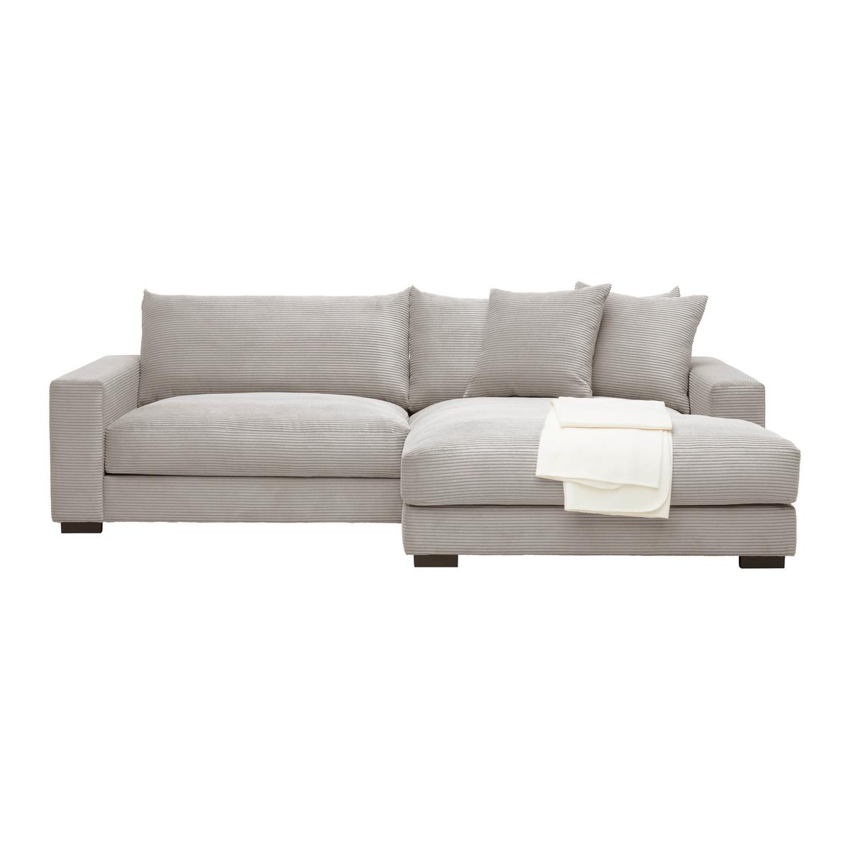 Wohnlandschaft Pedro in Taupe - Taupe, MODERN, Textil (265/83/180cm) - Mömax