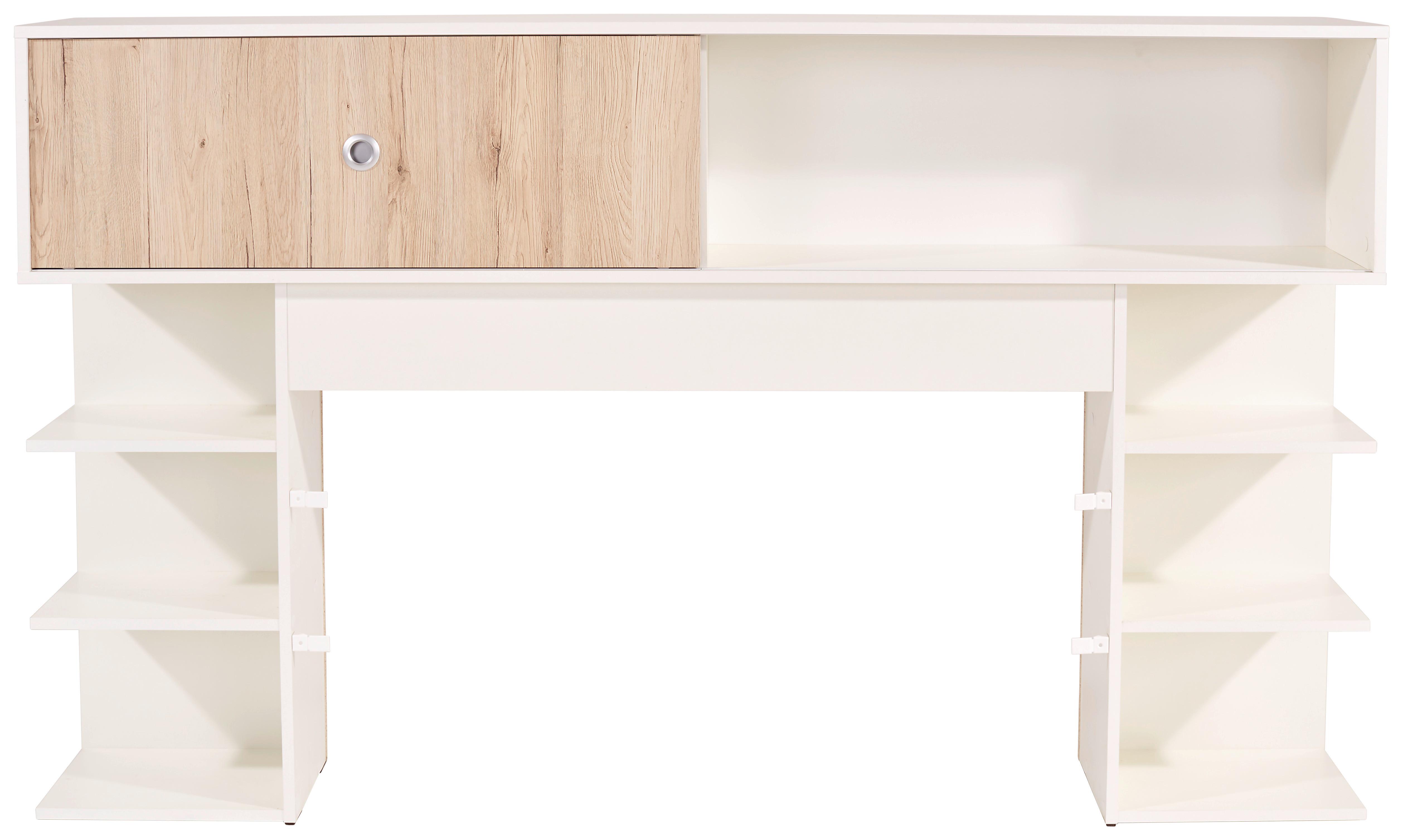 Rješenje Za Odlag. Iznad Krev. Azurro 180 - bijela/boje hrasta, Konvencionalno, drvni materijal/plastika (185/111/27cm) - Based