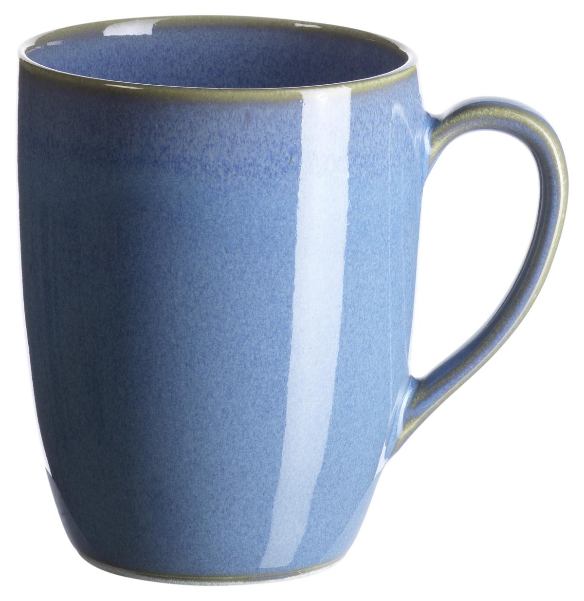 Kombiservice Ossia in Hellblau, 16-teilig - Hellblau, Basics, Keramik - Mäser
