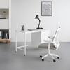 SKRIVBORD METALLICA -EXKLUSIV- - vit/svart, Modern, metall/plast (110/75/55cm) - Mömax