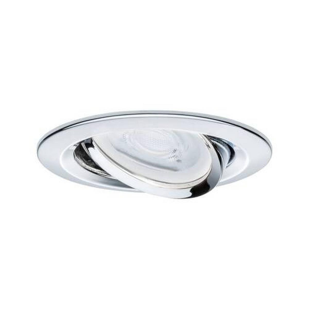 Deckenleuchte Nova in Chromfarben max. 6,5 Watt - Chromfarben, Design, Metall (8,4cm) - Paulmann