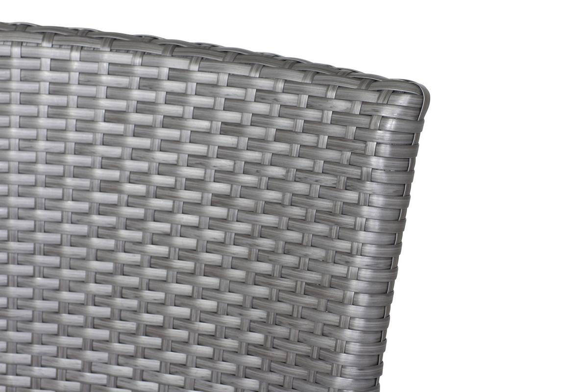 Stapelsessel Grau wetterfest - Grau, MODERN, Kunststoff/Metall (56/83/60cm) - Siena Garden