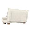 BÄDDSOFFA BELLA - vit/naturfärgad, Modern, metall/trä (141/77/85cm) - Bessagi Home