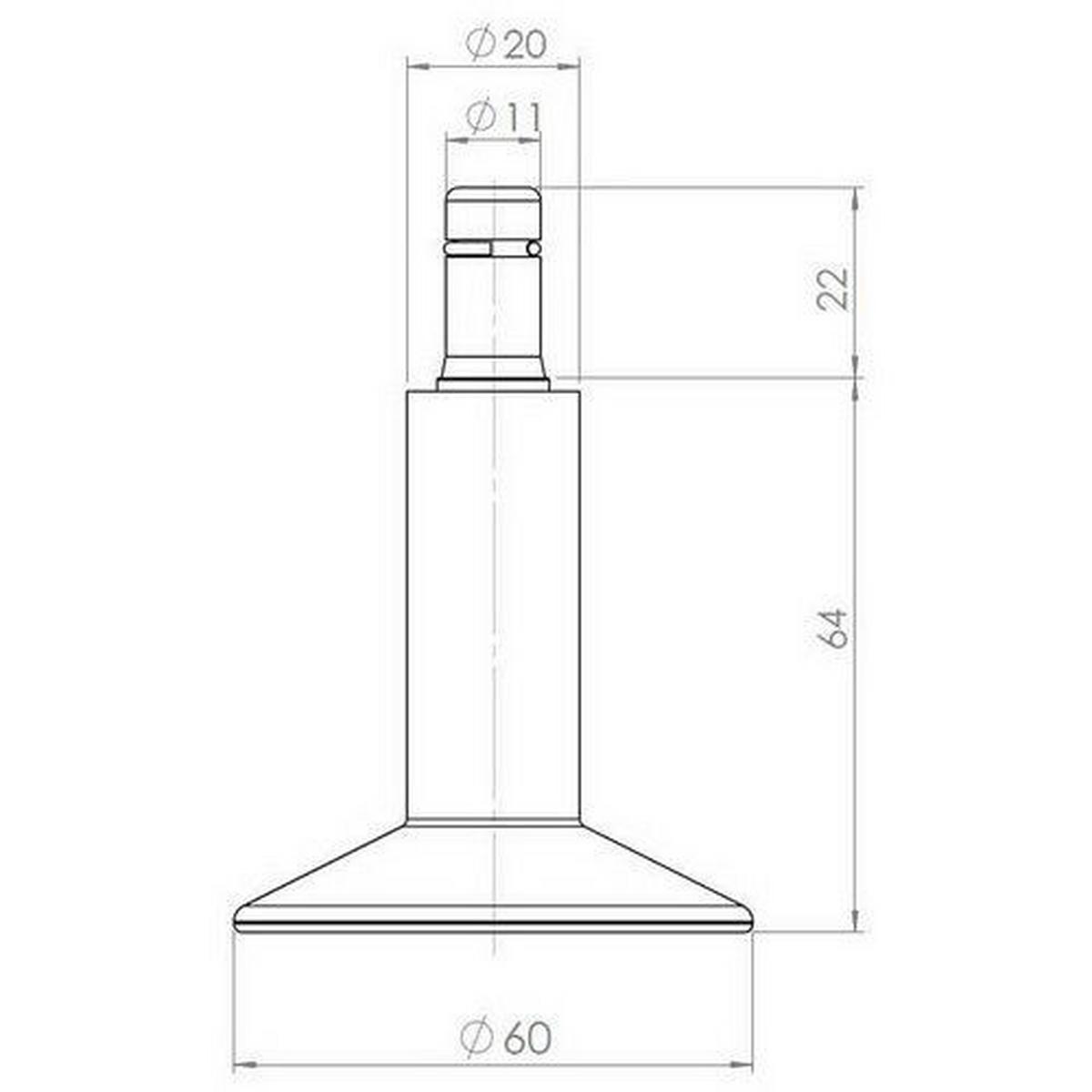 Set Drsnikov Za Pisarniški Stol Stand, 5-Delni - črna, Basics, kovina/umetna masa (6/6,4/6cm) - MID.YOU