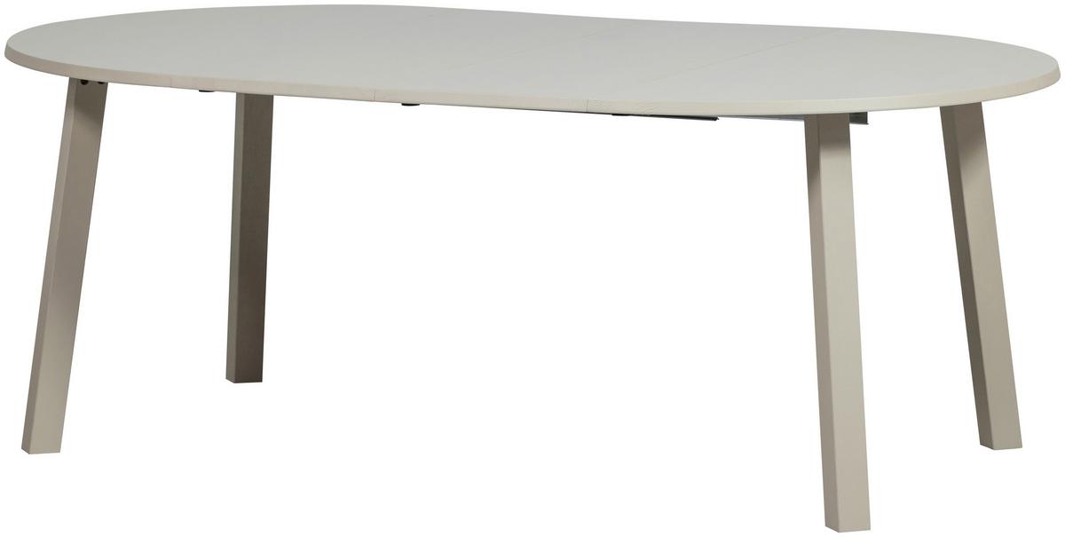 Esstisch Janne Grau L: 120-200cm - Grau, MODERN, Holz (120-200/120/75cm) - Livetastic