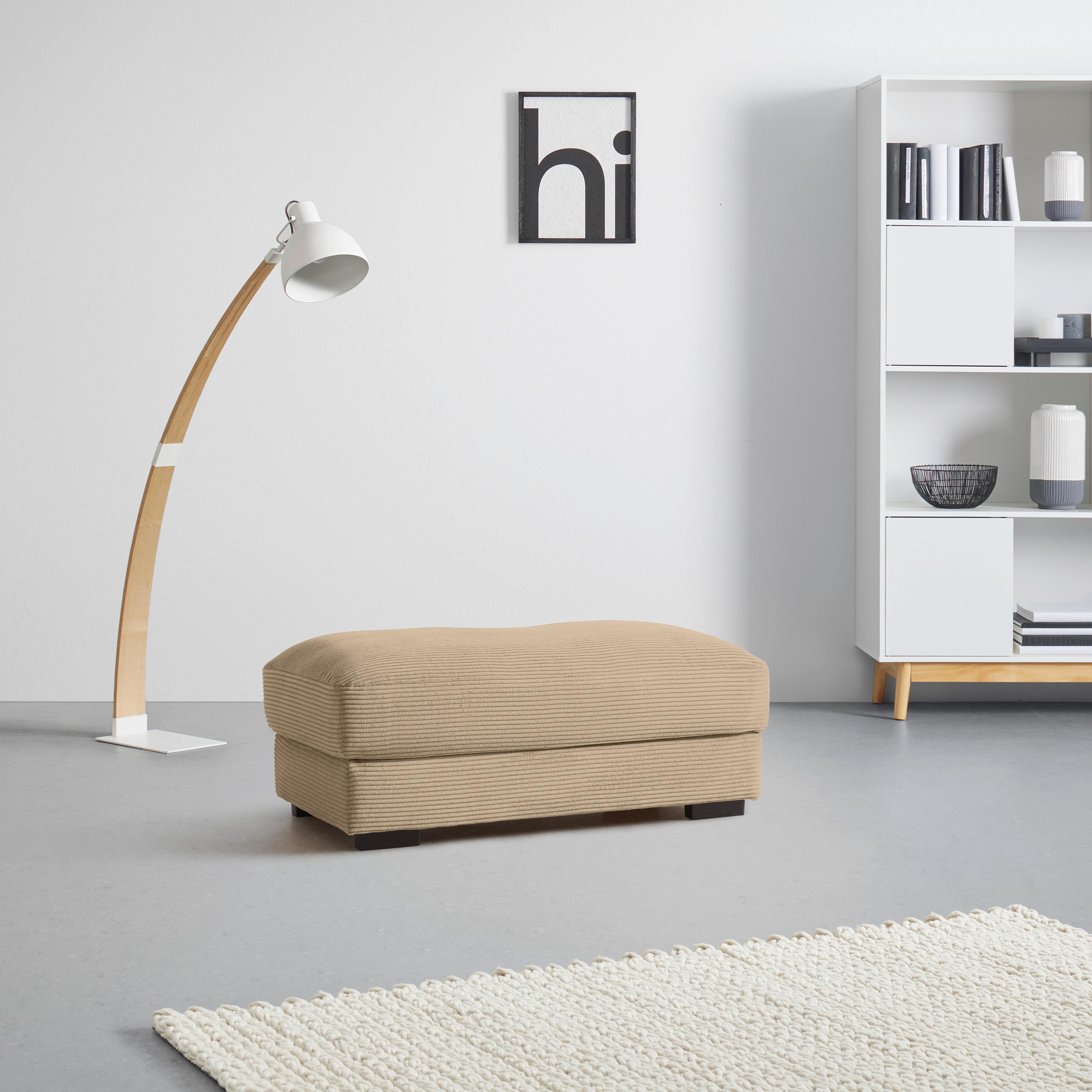 Hocker Pedro Braun - Braun, MODERN, Textil (60/46/110cm) - Mömax