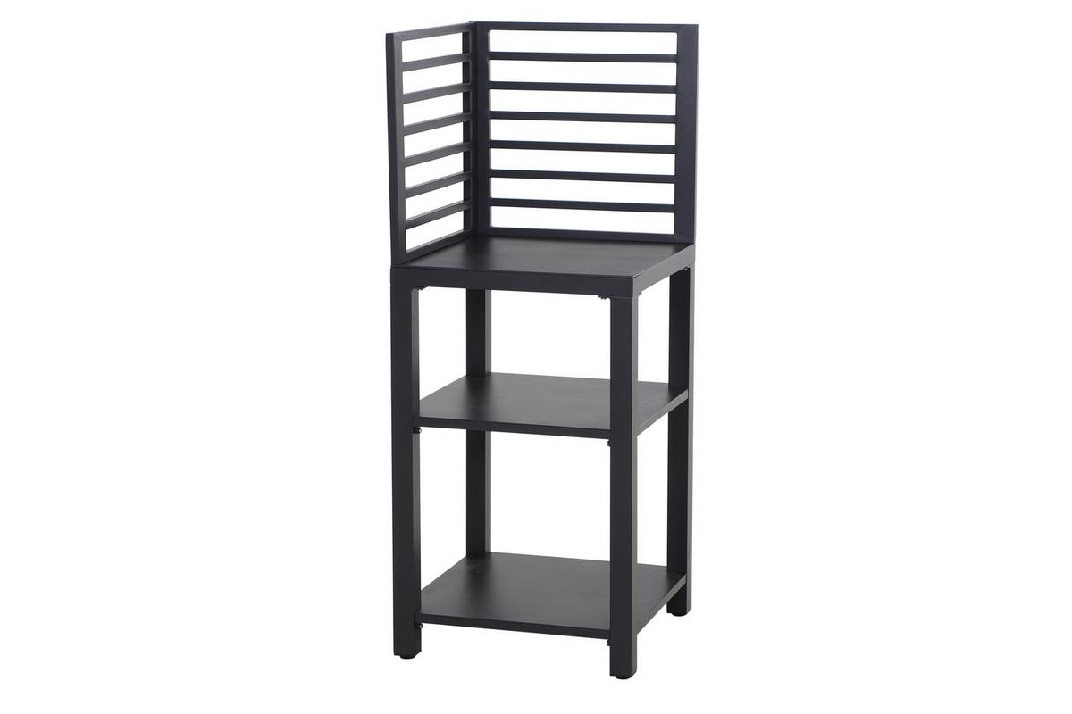Outdoorküche Anthrazit ca. 236x90x56 cm - Anthrazit, Basics, Metall (236/90/56cm) - Siena Garden