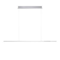 LAMPA WISZĄCA LED 20655/1-36 OLE *E* - kolor aluminiowy, Design, metal (110-203/5/150cm) - elements by BANKAMP