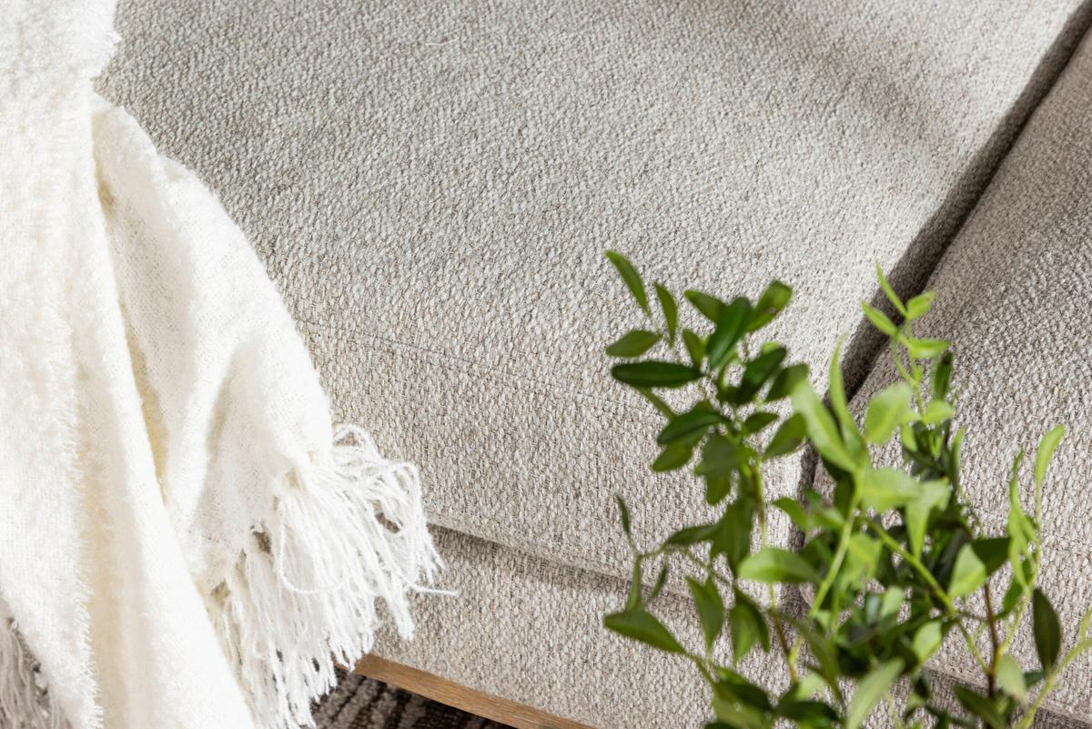 3-Sitzer-Sofa Olympos Beige - Beige, MODERN, Holz/Textil (214/90/88cm) - Livetastic