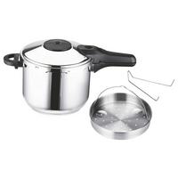 Oală sub presiune HARRY 6L - culoare inox, Konventionell, metal - Mömax