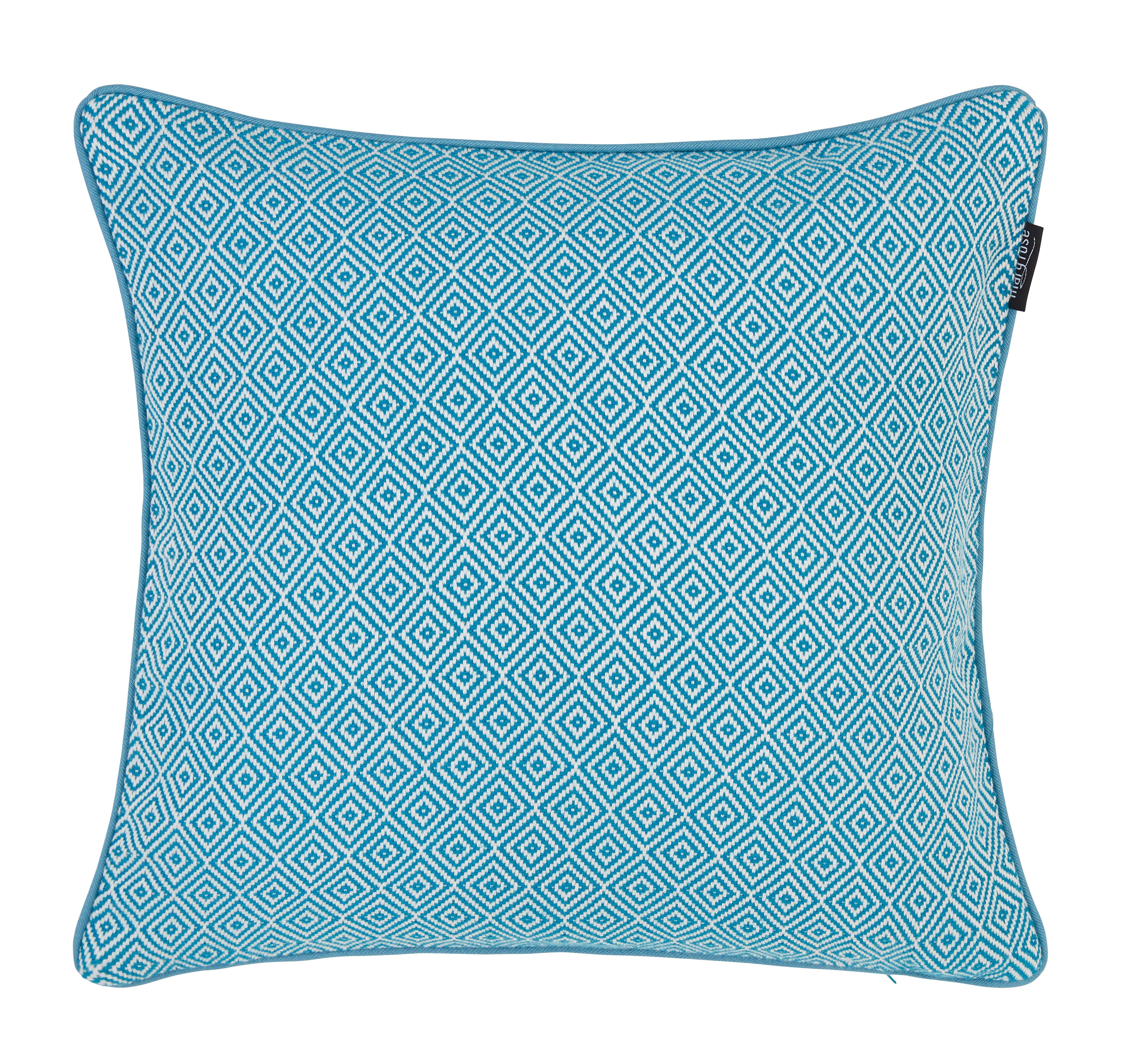 Zierkissen Bella in Blau ca. 40x40cm - Blau, MODERN, Textil (40/40cm) - Mary's