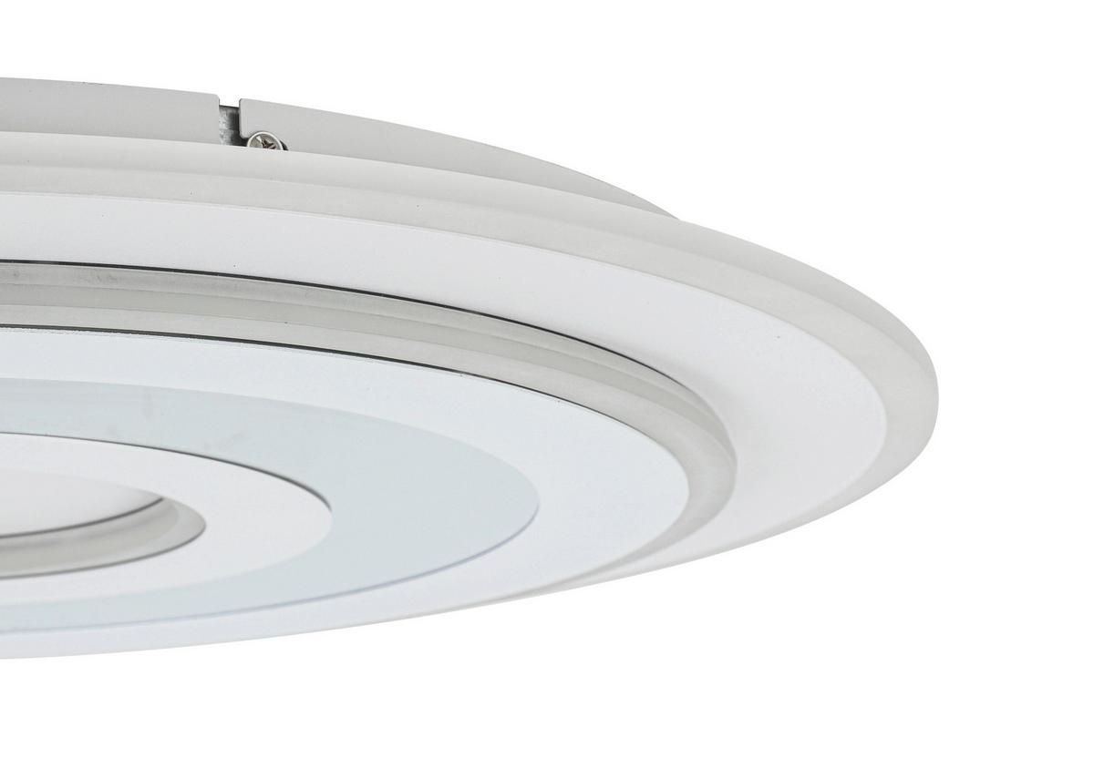 Plafonieră cu LED Birtu - alb, Modern, plastic/metal (49/4,3cm) - Mömax