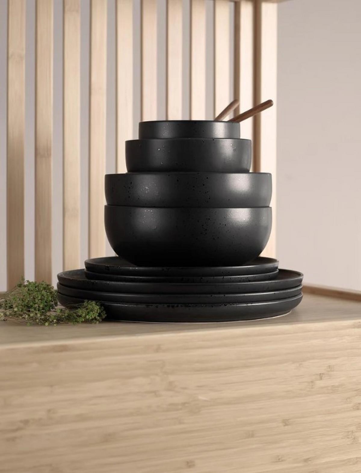 MISECZKA 19301190 - czarny, Basics, ceramika (7,5/3cm) - ASA